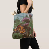 Tote Bag papillons orange (De près)