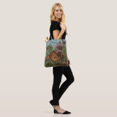 Tote Bag papillons orange (Sur le modèle)