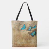 Tote Bag Papillons vintages (Dos)