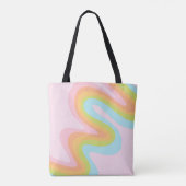 Tote Bag Pâque arc-en-ciel pastel (Dos)
