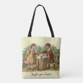 Tote Bag Pâques victoriennes vintages (Dos)