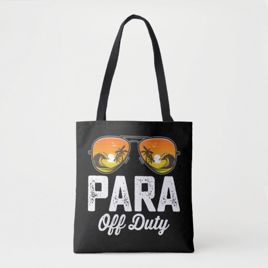 Tote Bag Para Hors Service Paraprofessionnel Dernier Jour D (Devant)