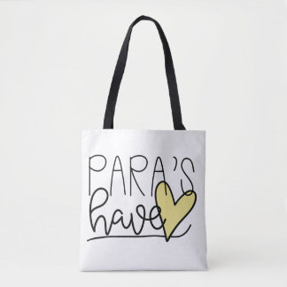 Tote Bag Para ont le coeur Fourre-tout