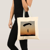 Tote Bag Parachute de Skydiver à Sunset Sky Diver (Devant (produit))