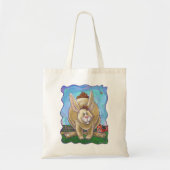 Tote Bag Parade animalière sur lapin mignon (Devant)