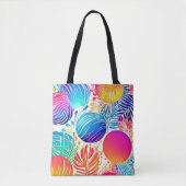 Tote Bag Paradis Abstrait tropical (Devant)