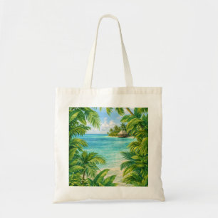 Tote Bag Paradis de plage de l'île tropicale d'Aitutaki