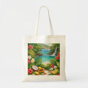 Tote Bag Paradis de plage de l'île tropicale de Grenade