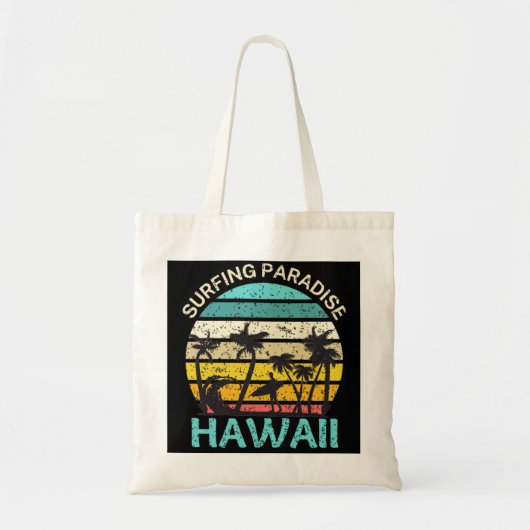 Tote Bag Paradis du surf d'Hawaii (Devant)