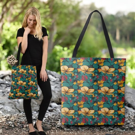 Tote Bag Paradis floral