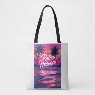 Tote Bag Paradis Néon des Années 80
