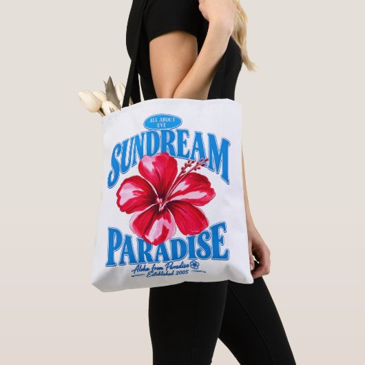 Tote Bag 🌺 Paradis Sundream (De près)