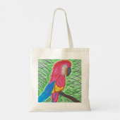 Tote Bag Paradis tropical Macaw (Dos)