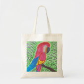 Tote Bag Paradis tropical Macaw (Devant)