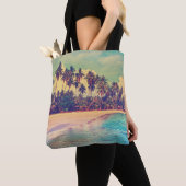 Tote Bag Paradis tropical : mer, hôtel, plage. (De près)