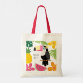 Tote Bag Paradis tropical Toucan (Dos)