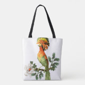 Tote Bag Paradise Birds : Exotic Floral Arrière - plan (Dos)
