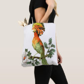 Tote Bag Paradise Birds : Exotic Floral Arrière - plan (De près)
