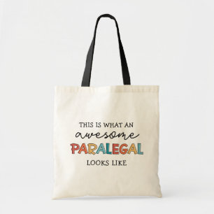 Tote Bag Paralegal Awesome Legal Assistant Funny