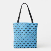 Tote Bag Parapente Motif en motif répétitif avec initiales (Dos)
