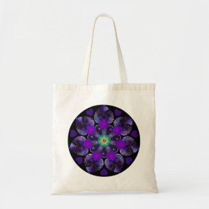 Tote Bag Parapluie violet & coeurs .7