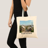 Tote Bag Parc Guell, Barcelone (Devant (produit))