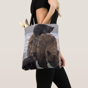 Tote Bag Parc national de Clark de lac bear Brown