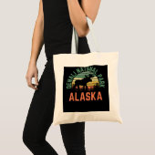 Tote Bag Parc national de Denali Alaska Moose Randonnée Nat (Devant (produit))