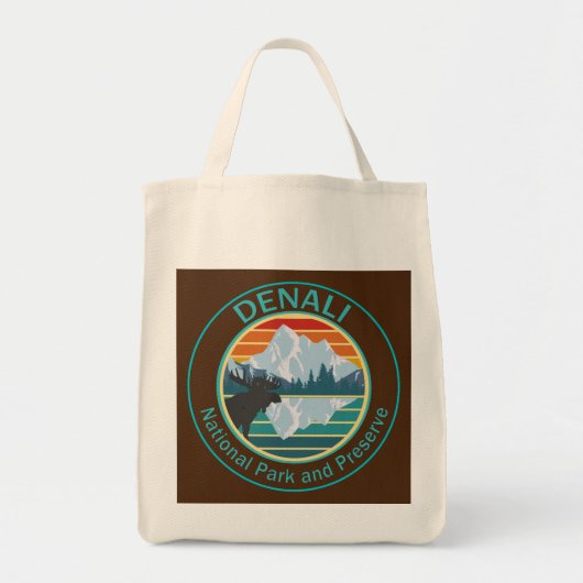 Tote Bag Parc national de Denali et réserve d'orignal (Devant)