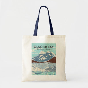 Tote Bag Parc national de Glacier Bay Alaska Vintage