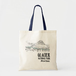 Tote Bag Parc national de Glacier Hidden Lake Montana