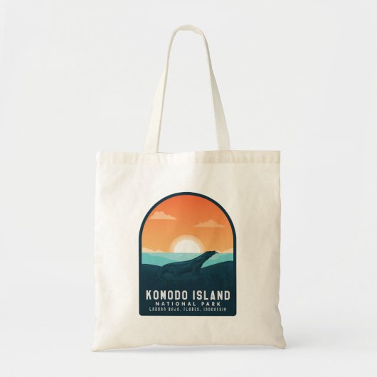 Tote Bag Parc national de Komodo Island Indonésie (Devant)