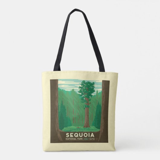 Tote Bag Parc national de Sequoia (Dos)