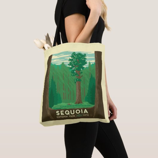 Tote Bag Parc national de Sequoia (De près)