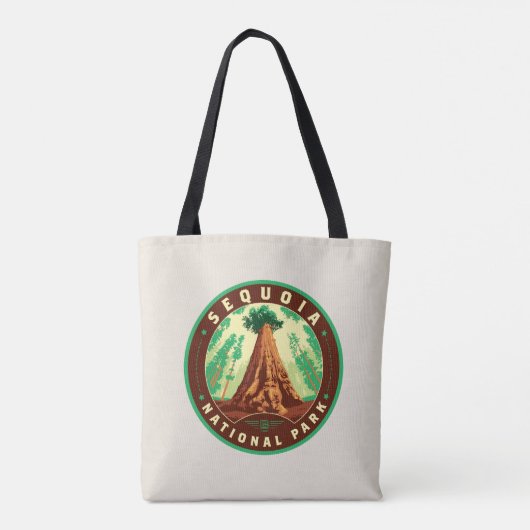 Tote Bag Parc national de Sequoia (Dos)