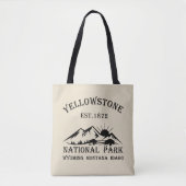 Tote Bag Parc national de Yellowstone (Devant)