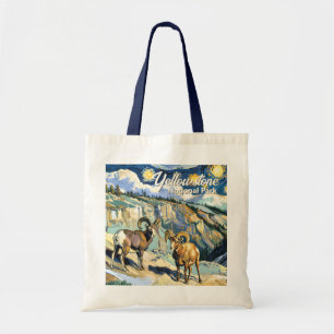 Tote Bag Parc national de Yellowstone Mouflon de Van Gogh