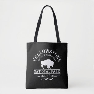 Tote Bag Parc national de Yellowstone vintage
