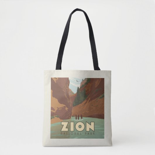 Tote Bag Parc national de Zion | Les Étroits (Devant)