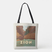 Tote Bag Parc national de Zion | Les Étroits (Dos)
