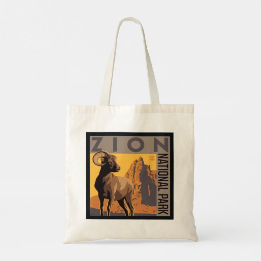 Tote Bag Parc national de Zion | Ram (Dos)