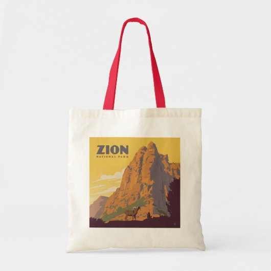 Tote Bag Parc national de Zion | Ram (Devant)