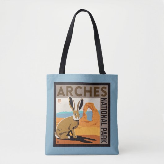 Tote Bag Parc national des Arches, Utah | Jacklapin (Devant)