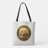 Tote Bag Parc national des Badlands (Dos)