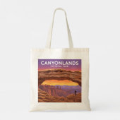 Tote Bag Parc national des Canyonlands vintage (Dos)