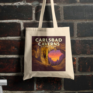 Tote Bag Parc national des Cavernes de Carlsbad vintages