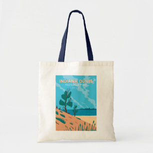 Tote Bag Parc national des dunes d'Indiana Vintage