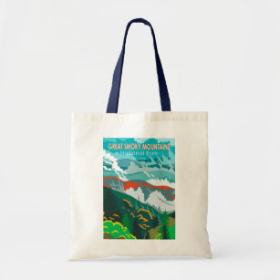 Tote Bag Parc national des Great Smoky Mountains Vintage