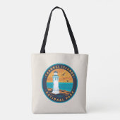 Tote Bag Parc national des îles Channel (Dos)