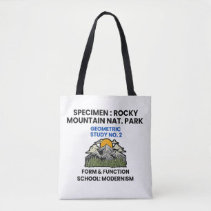 Tote Bag Parc national des montagnes Rocheuses Retro Specim